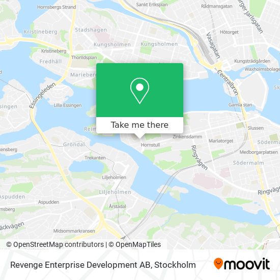 Revenge Enterprise Development AB map