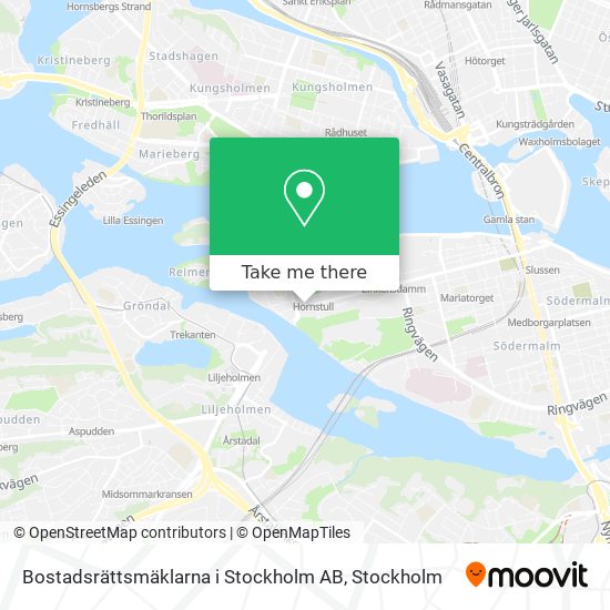 Bostadsrättsmäklarna i Stockholm AB map