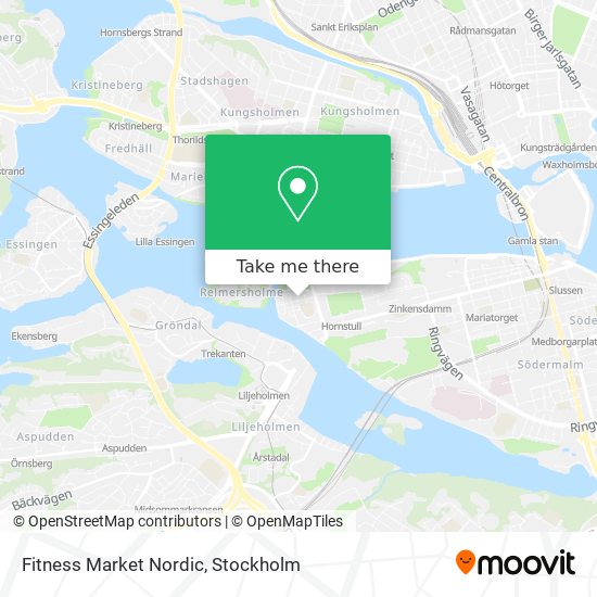 Fitness Market Nordic map