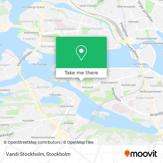 Vandi Stockholm map