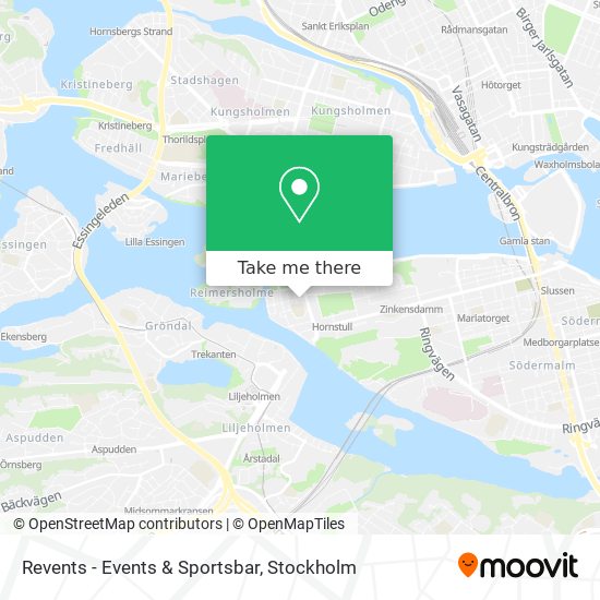 Revents - Events & Sportsbar map