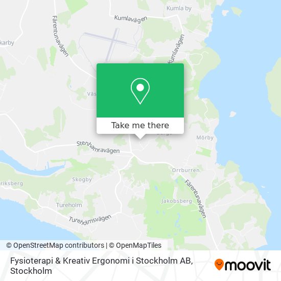 Fysioterapi & Kreativ Ergonomi i Stockholm AB map