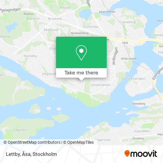 Lettby, Åsa map