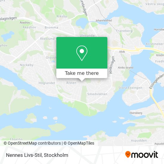 Nennes Livs-Stil map