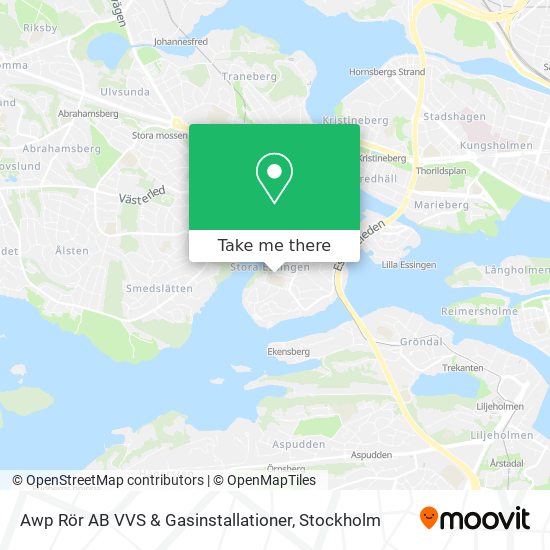 Awp Rör AB VVS & Gasinstallationer map