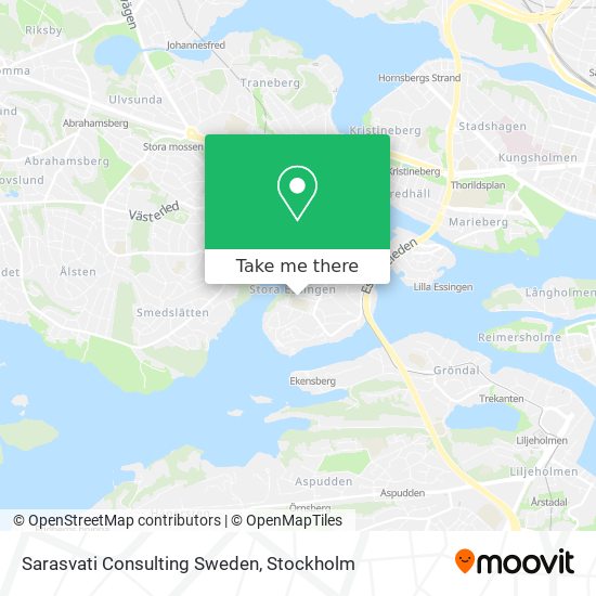 Sarasvati Consulting Sweden map