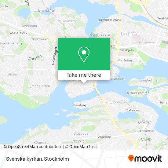 Svenska kyrkan map