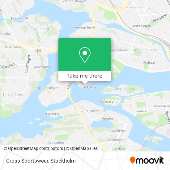 Cross Sportswear map