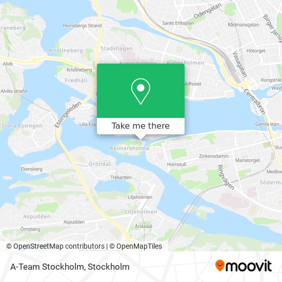 A-Team Stockholm map