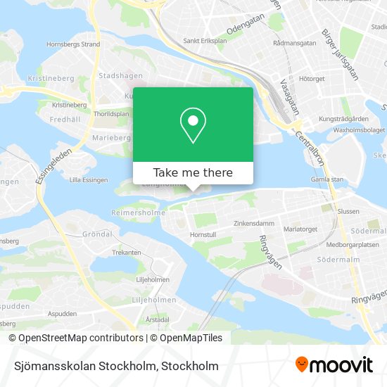 Sjömansskolan Stockholm map