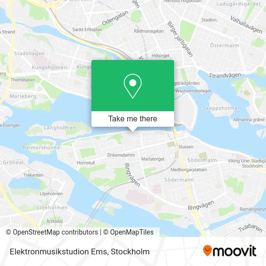 Elektronmusikstudion Ems map