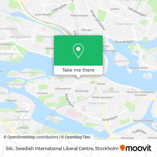 Silc, Swedish International Liberal Centre map