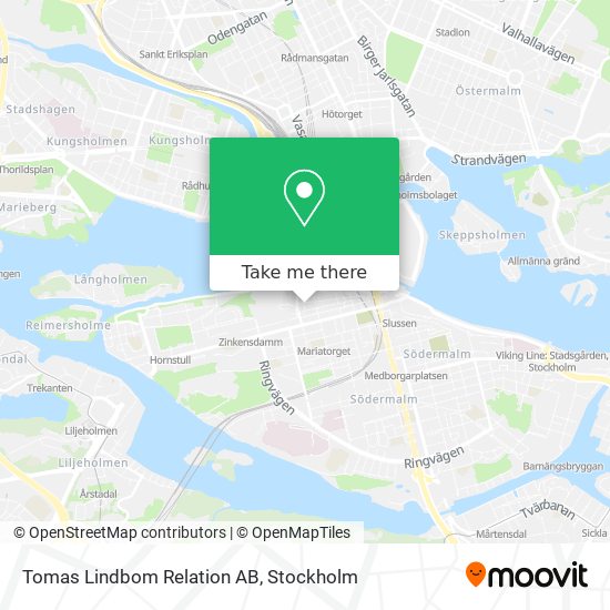 Tomas Lindbom Relation AB map