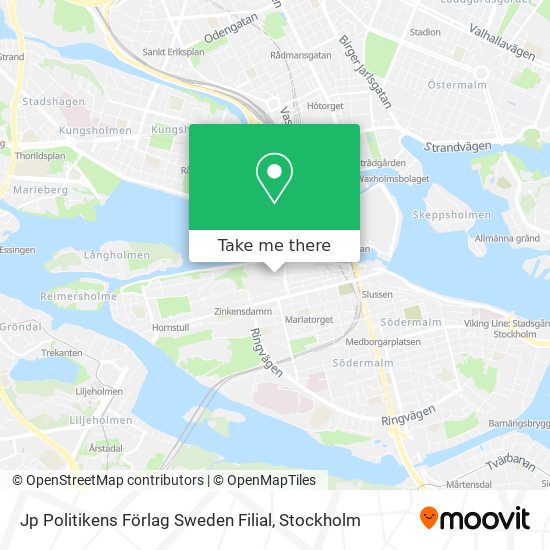 Jp Politikens Förlag Sweden Filial map