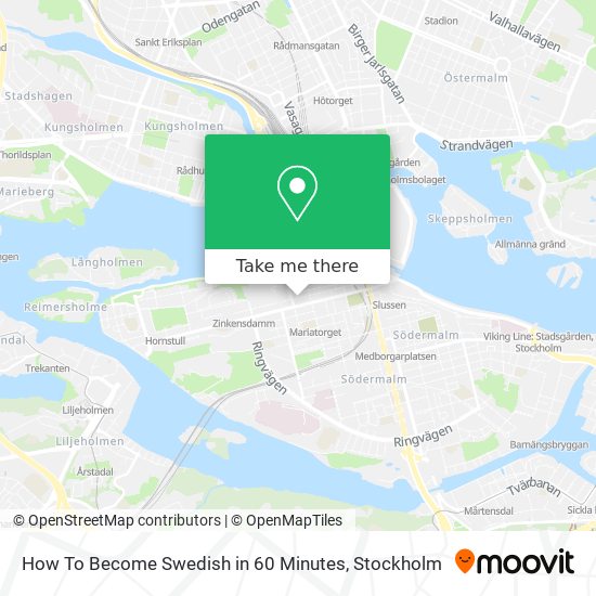 How To Become Swedish in 60 Minutes map