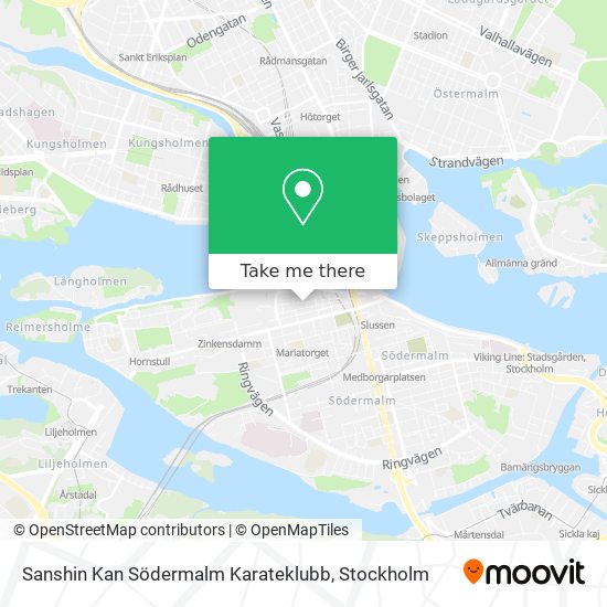 Sanshin Kan Södermalm Karateklubb map