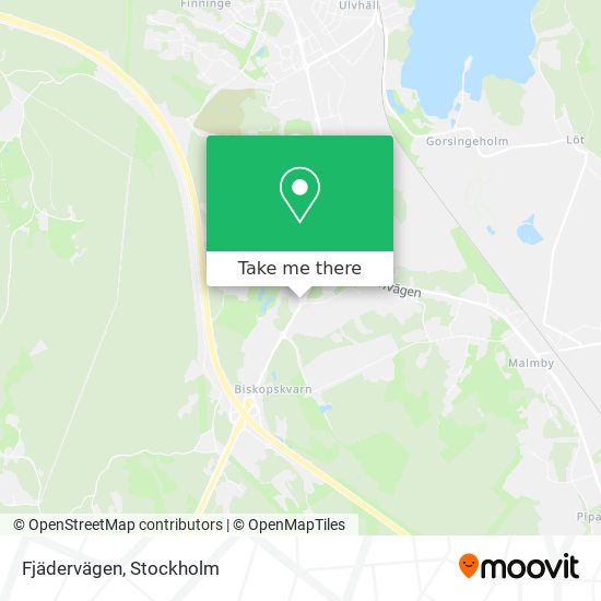 Fjädervägen map