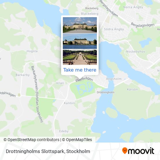 Drottningholms Slottspark map