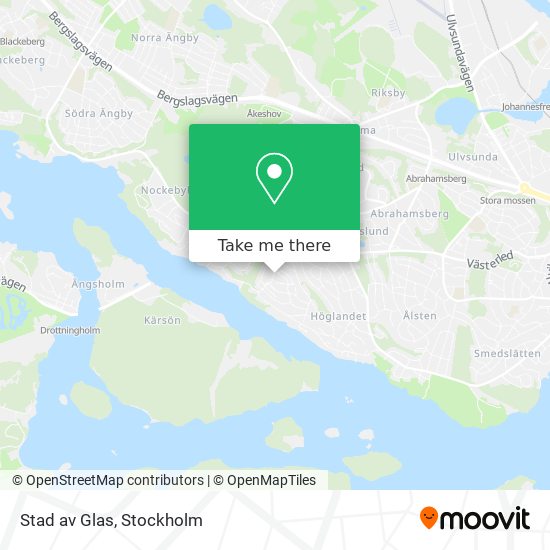 Stad av Glas map