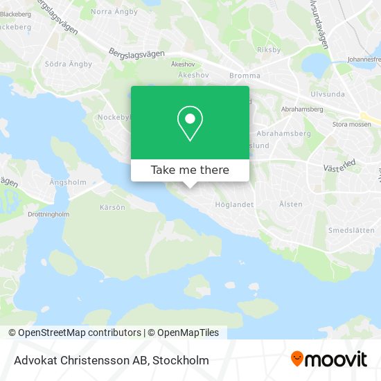 Advokat Christensson AB map