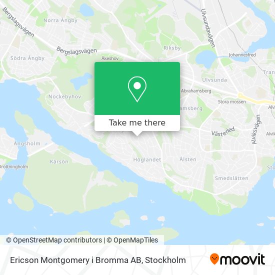 Ericson Montgomery i Bromma AB map