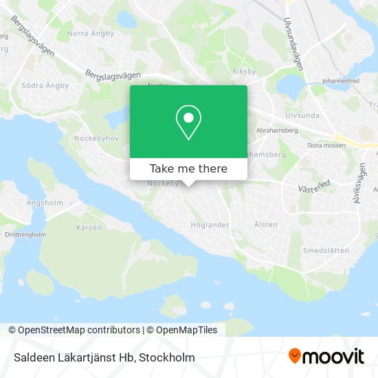 Saldeen Läkartjänst Hb map