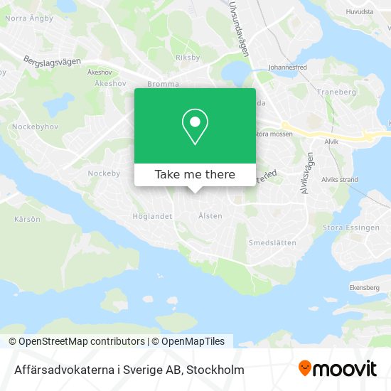 Affärsadvokaterna i Sverige AB map