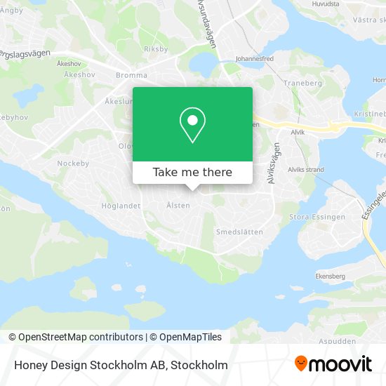 Honey Design Stockholm AB map