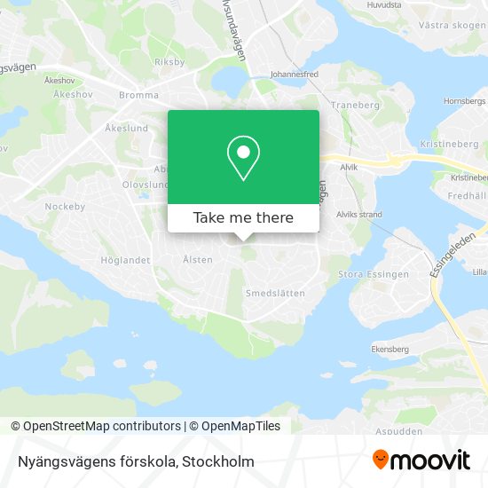 Nyängsvägens förskola map