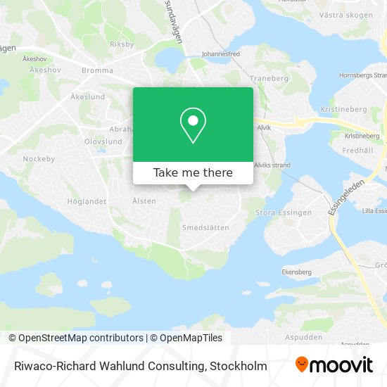 Riwaco-Richard Wahlund Consulting map