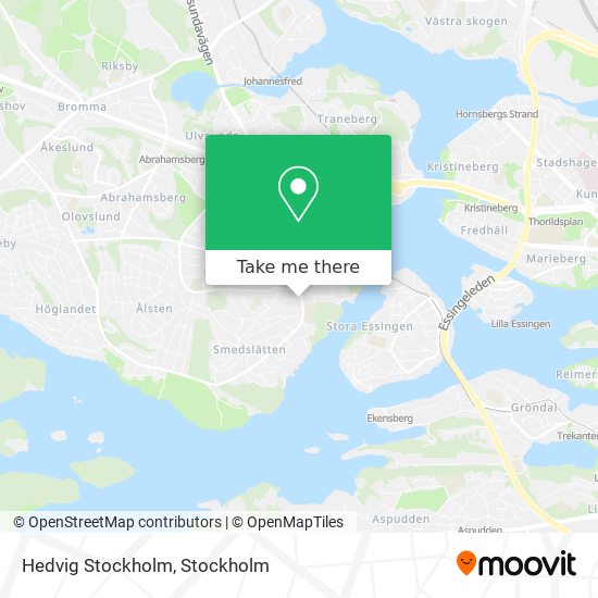 Hedvig Stockholm map