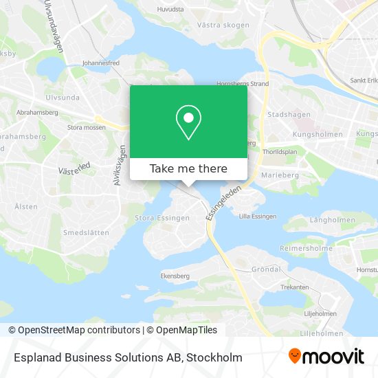 Esplanad Business Solutions AB map