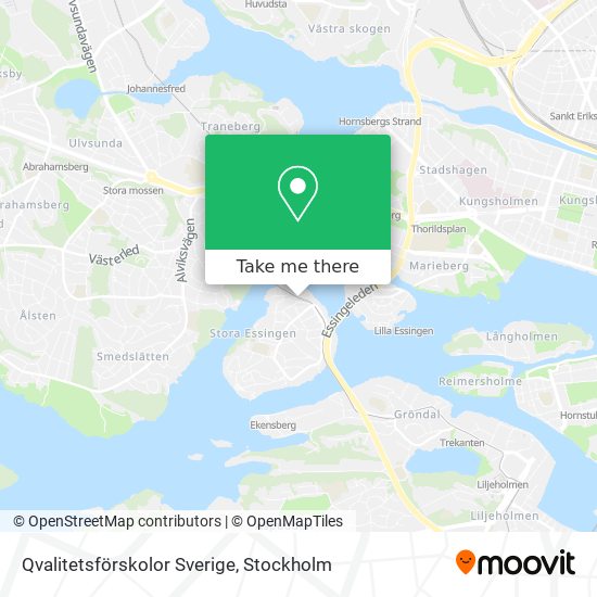 Qvalitetsförskolor Sverige map