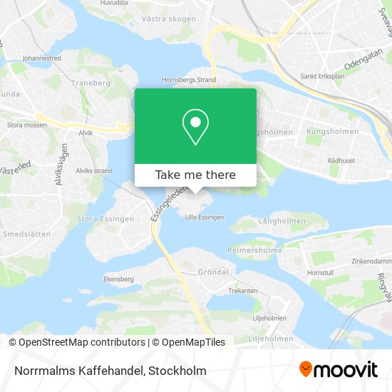 Norrmalms Kaffehandel map