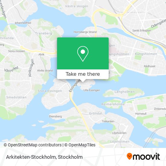 Arkitekten-Stockholm map