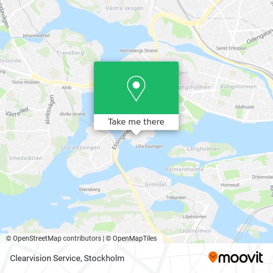 Clearvision Service map