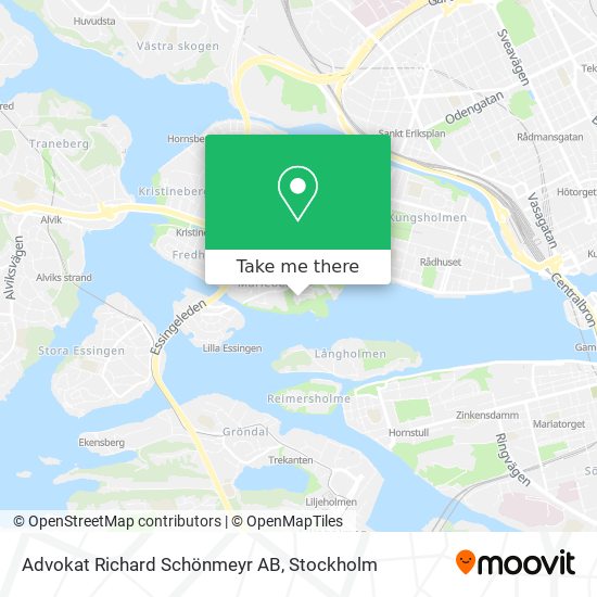 Advokat Richard Schönmeyr AB map