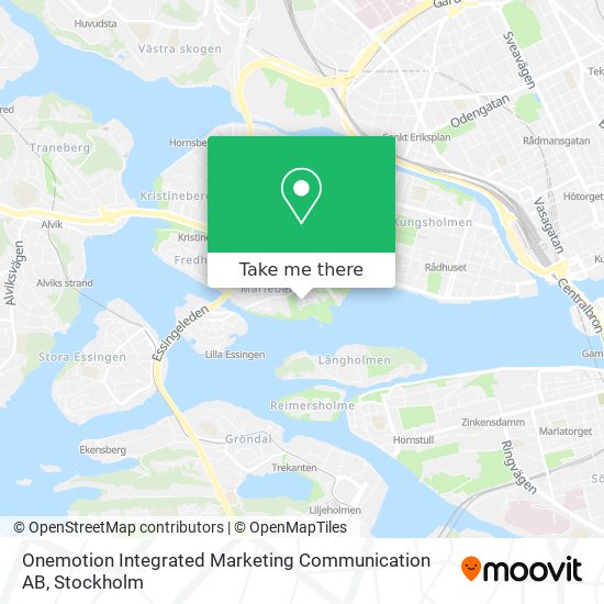 Onemotion Integrated Marketing Communication AB map