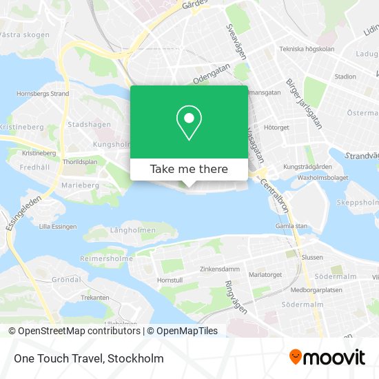 One Touch Travel map