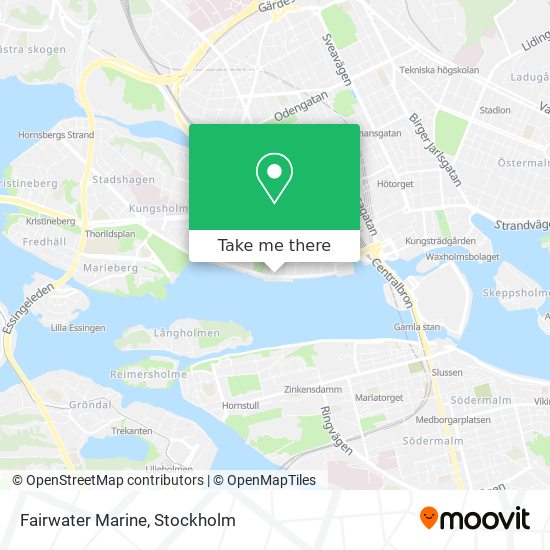 Fairwater Marine map