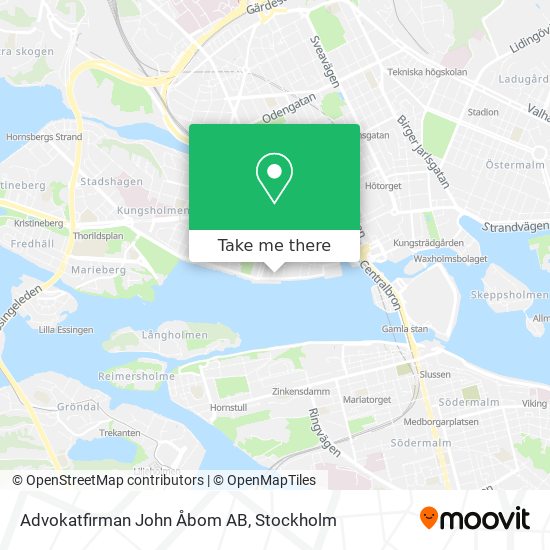 Advokatfirman John Åbom AB map