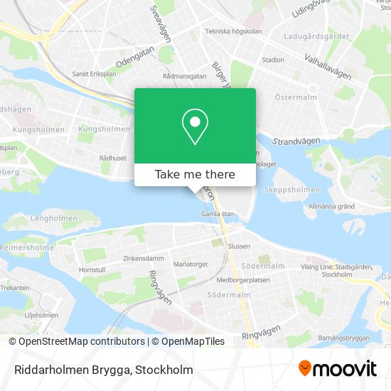 Riddarholmen Brygga map