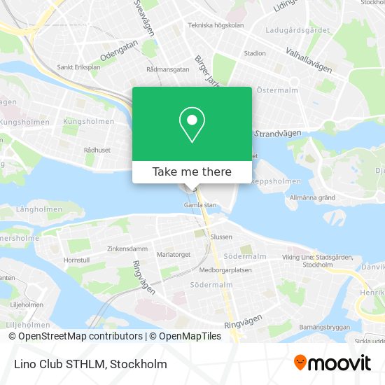 Lino Club STHLM map