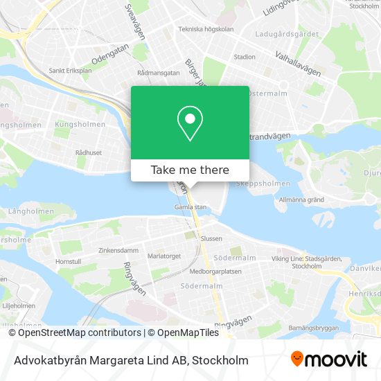 Advokatbyrån Margareta Lind AB map