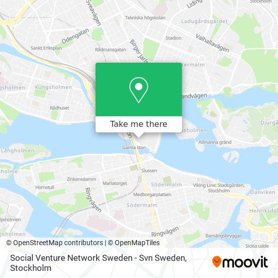 Social Venture Network Sweden - Svn Sweden map