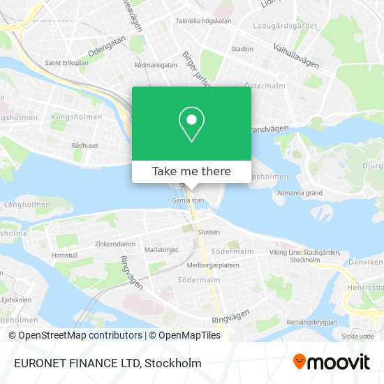 EURONET FINANCE LTD map