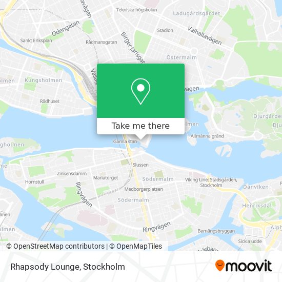 Rhapsody Lounge map