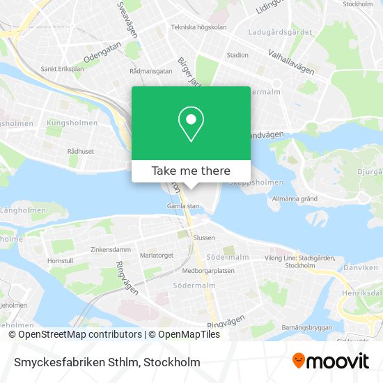 Smyckesfabriken Sthlm map