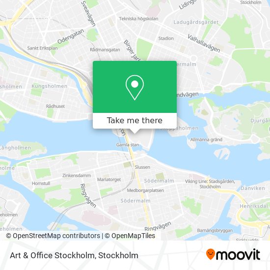 Art & Office Stockholm map