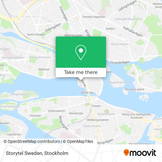 Storytel Sweden map